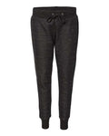 J. America Women's Melange Fleece Joggers J. America