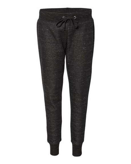 J. America Women's Melange Fleece Joggers J. America