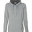 J. America Women's Omega Stretch Snap-Placket Hooded Pullover J. America