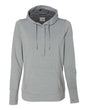 J. America Women's Omega Stretch Snap-Placket Hooded Pullover J. America