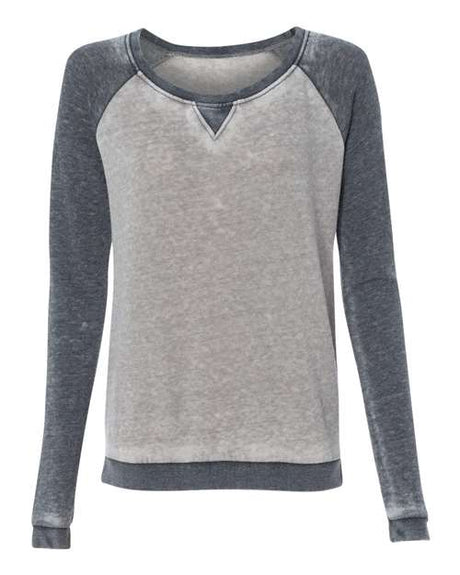 J. America Women's Zen Fleece Raglan Sweatshirt J. America