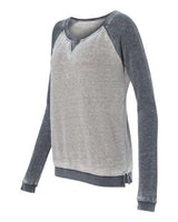 J. America Women's Zen Fleece Raglan Sweatshirt J. America