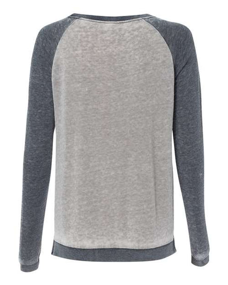 J. America Women's Zen Fleece Raglan Sweatshirt J. America