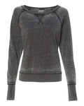 J. America Women's Zen Fleece Raglan Sweatshirt J. America