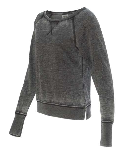 J. America Women's Zen Fleece Raglan Sweatshirt J. America