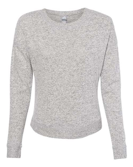 J. America Women's Cozy Jersey Crewneck Pullover J. America