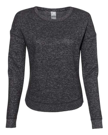 J. America Women's Cozy Jersey Crewneck Pullover J. America