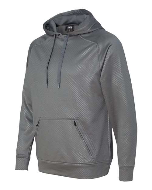J. America Men's Volt Polyester Hooded Sweatshirt J. America