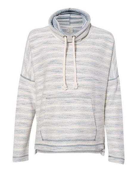 J. America Women's Baja French Terry Cowl Neck Pullover J. America