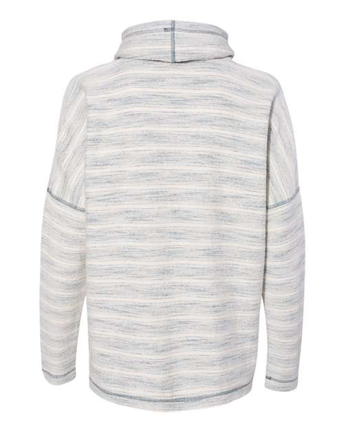 J. America Women's Baja French Terry Cowl Neck Pullover J. America