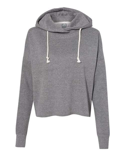J. America Women's Lounge Fleece Hi-Low Hooded Sweatshirt