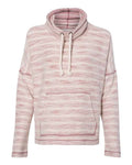 J. America Women's Baja French Terry Cowl Neck Pullover J. America