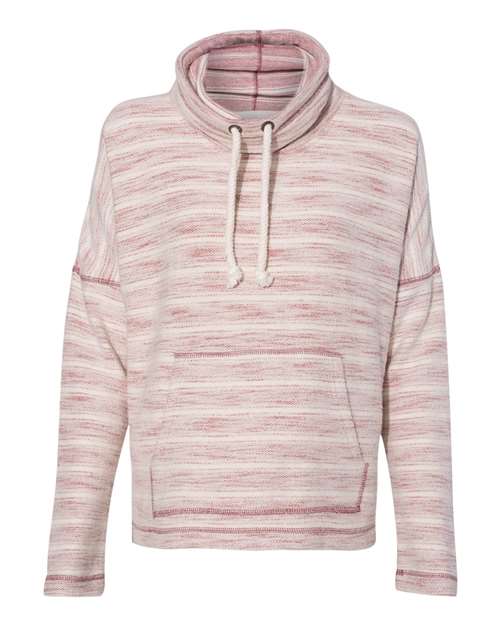 J. America Women's Baja French Terry Cowl Neck Pullover J. America