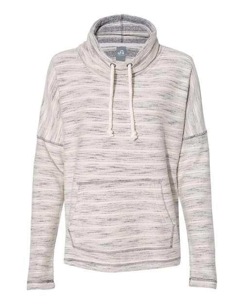 J. America Women's Baja French Terry Cowl Neck Pullover J. America