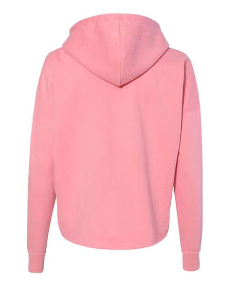 J. America Women's Lounge Fleece Hi-Low Hooded Sweatshirt J. America