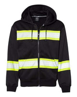 Kishigo EV Series® Enhanced Visibility Full-Zip Hooded Sweatshirt Kishigo