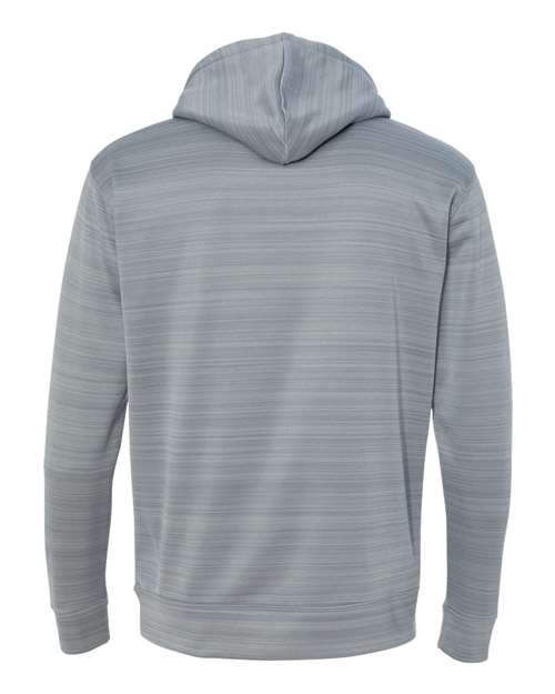 J. America Men's Odyssey Striped Performance Fleece Hooded Sweatshirt Mens Apparel Sweatshirts & Fleece