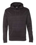 J. America Men's Odyssey Striped Performance Fleece Hooded Sweatshirt Mens Apparel Sweatshirts & Fleece