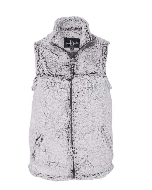 Boxercraft Women's Sherpa Full-Zip Vest Boxercraft
