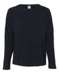 J. America Women's Teddy Fleece Crewneck Pullover J. America