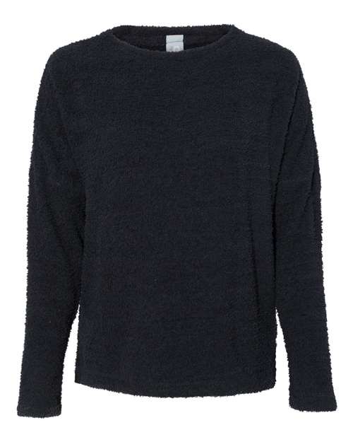 J. America Women's Teddy Fleece Crewneck Pullover J. America