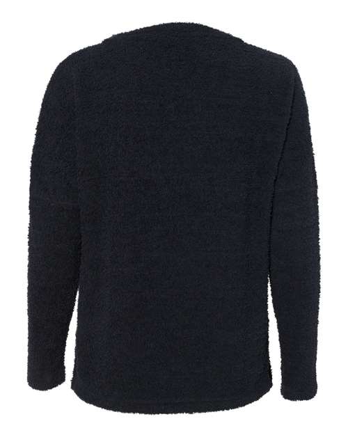 J. America Women's Teddy Fleece Crewneck Pullover J. America