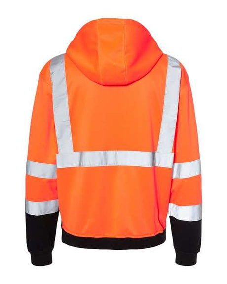 Kishigo Men's Hi-Vis Hooded Sweatshirt Kishigo