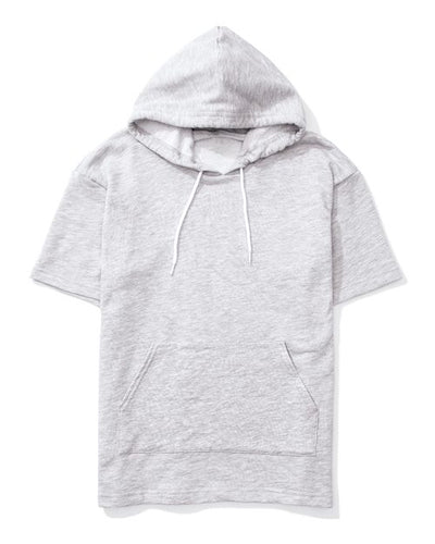 American Apparel Men's Short Sleeve Hooded Sweatshirt