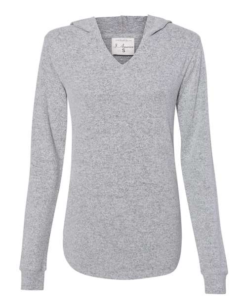 J. America Women's Cozy Jersey Hooded Pullover J. America