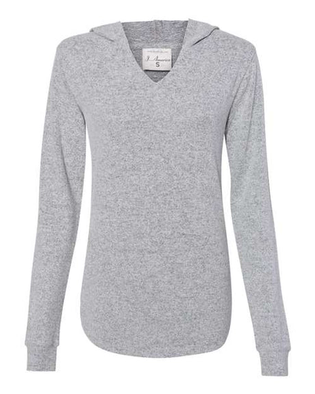 J. America Women's Cozy Jersey Hooded Pullover J. America
