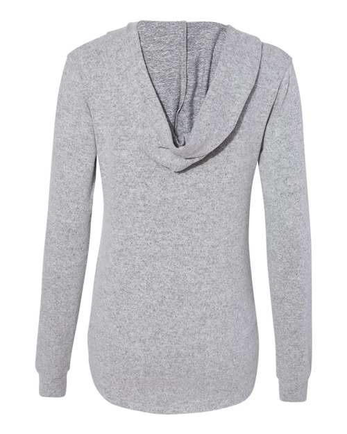 J. America Women's Cozy Jersey Hooded Pullover J. America