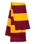 Sportsman Rugby-Striped Knit Scarf Sportsman