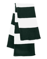 Sportsman Rugby-Striped Knit Scarf Sportsman