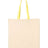 Q-Tees Economical Tote with Contrast-Color Handles Q-Tees