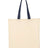 Q-Tees Economical Tote with Contrast-Color Handles Q-Tees