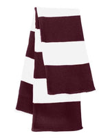 Sportsman Rugby-Striped Knit Scarf Sportsman
