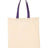Q-Tees Economical Tote with Contrast-Color Handles Q-Tees