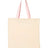 Q-Tees Economical Tote with Contrast-Color Handles Q-Tees