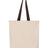 Q-Tees 11L Canvas Tote with Contrast-Color Handles Q-Tees