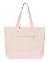 Q-Tees 19L Zippered Tote Q-Tees