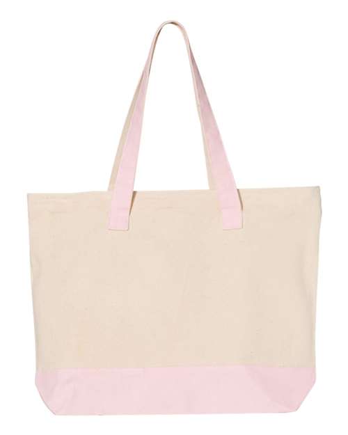 Q-Tees 19L Zippered Tote Q-Tees