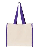 Q-Tees 14L Tote with Contrast-Color Handles Q-Tees