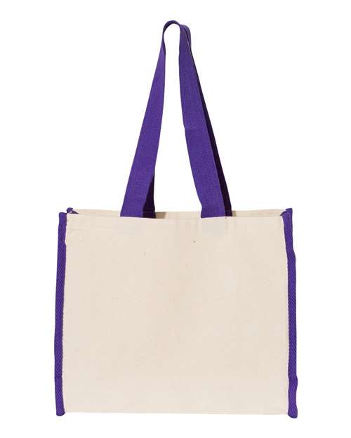 Q-Tees 14L Tote with Contrast-Color Handles