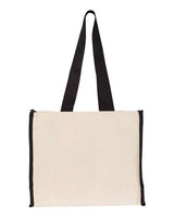 Q-Tees 14L Tote with Contrast-Color Handles Q-Tees