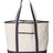 Q-Tees 34.6L Large Canvas Deluxe Tote Q-Tees