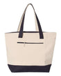 Q-Tees 19L Zippered Tote Q-Tees