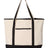 Q-Tees 34.6L Large Canvas Deluxe Tote Q-Tees