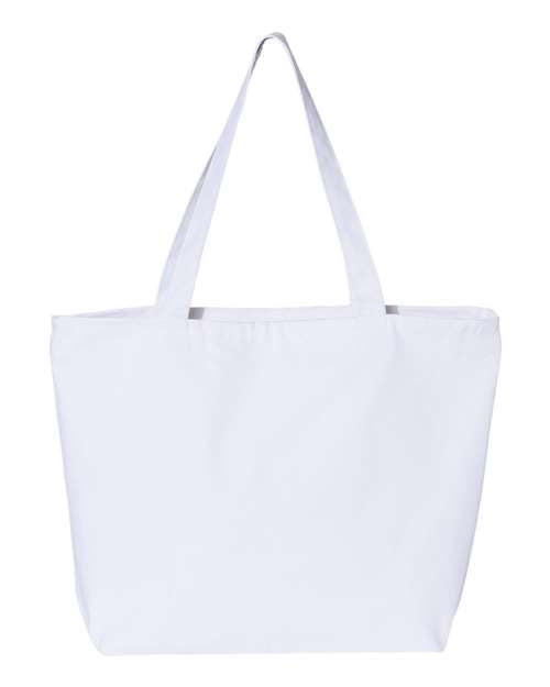 Q-Tees 25L Zippered Tote Q-Tees