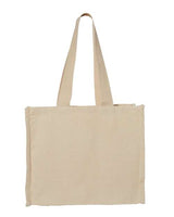 Q-Tees 14L Tote with Contrast-Color Handles Q-Tees