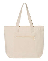 Q-Tees 19L Zippered Tote Q-Tees